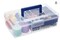 Clear Multipurpose Stationery Storage Box with Handle Plastic Storage Box with Removable Tray (Blue) Handy Sewing Box Art Craft Supply Organizer Home Utility Box